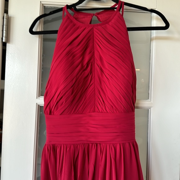 Bill Levkoff dress, deep red, Size 10 - Picture 2 of 6